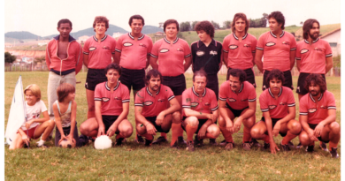 Time de futebol da Calçados Azaléia em 1977